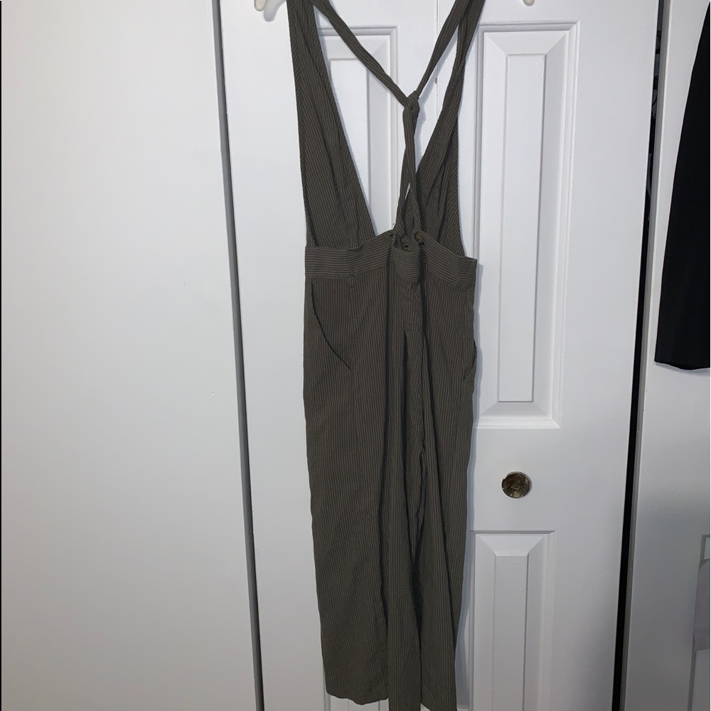 High waist overall type pants